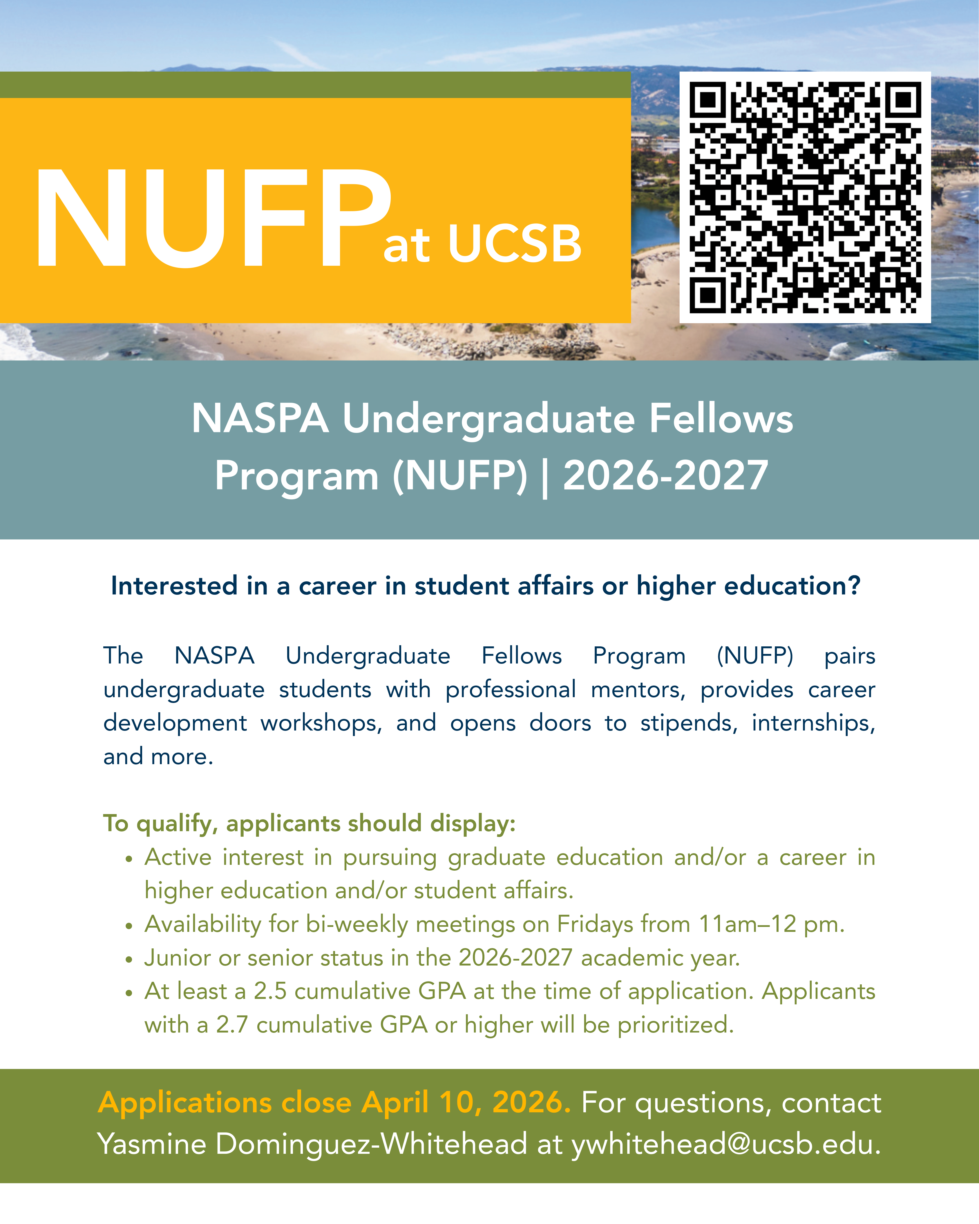 NUFP Flyer and Image